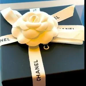 CHANEL | Accessories | Authentic Chanel White Camellia Box  display picture 2